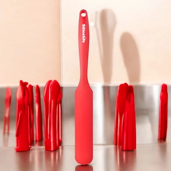 SİLİKON DÜZ SPATULA-SL084 - 2