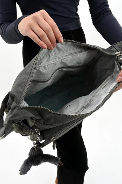 Klinkır Postacı Okul Çantası Çapraz Askılı Büyük Boy Omuz Çantası Yağmur Geçirmez Özel Kumaş - 4