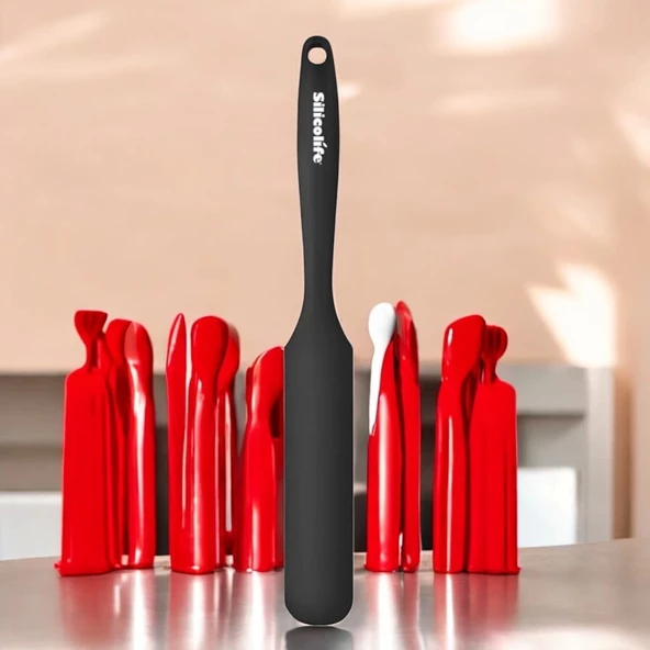 SİLİKON DÜZ SPATULA-SL084 - 3