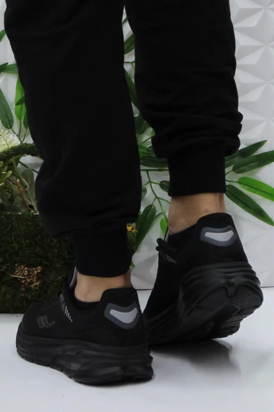 Lescon Glıtch Easystep Siyah Rahat Orijinal Ürün Erkek Spor Ayakkabı - Resim 4