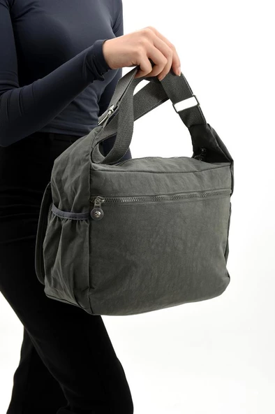 Klinkır Postacı Okul Çantası Çapraz Askılı Büyük Boy Omuz Çantası Yağmur Geçirmez Özel Kumaş - 3