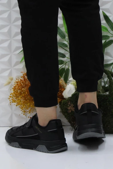 M.P 2083 Siyah Rahat Orijinal Ürün Sneaker Kadın Ayakkabı - 4