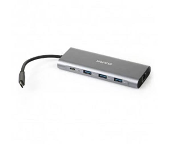 Dark DK U31x36 USB 3.1 Type C 9 in 1 Ethernet - HDMI - TF SD Kart Okuyucu - USB 3.0 - HUB