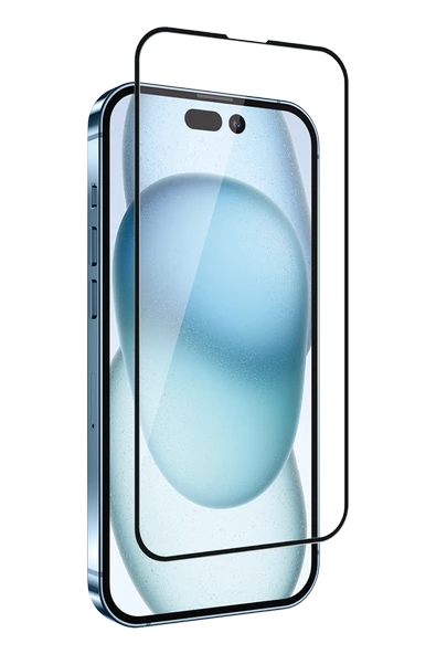 onopo İphone 16 Uyumlu Tam Kaplayan Şeffaf Seramik 12D Cam Ekran Koruyucu - 2