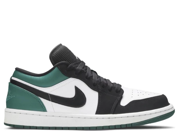 Nike Air Jordan 1 Low White Black Mystic Green