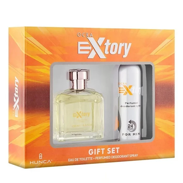 Extory Ocra EDT 100 ml + Deodorant Sprey 150 ml Erkek Parfüm Seti