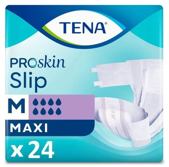 TENA Slip Proskin Maxi 8 Damla M 24