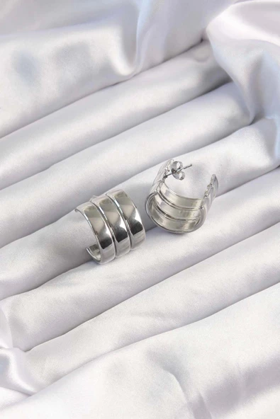 316L Çelik Gold Renk Zincir Renkli Zirkon Taşlı Madalyon Model Kadın Kolye - 2