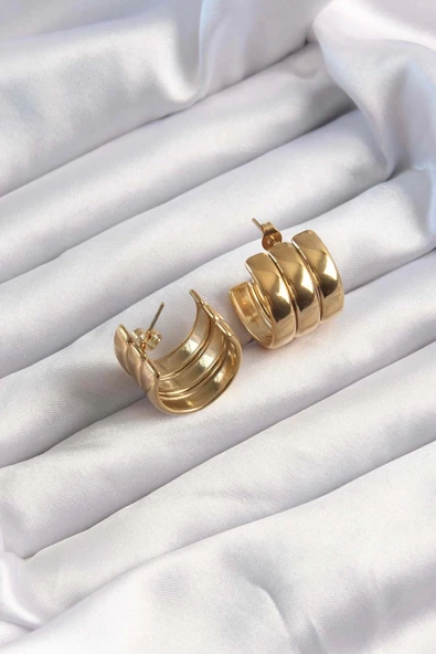 316L Çelik Gümüş Renk Zincir Renkli Zirkon Taşlı Madalyon Model Kadın Kolye - 2