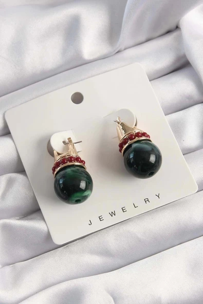 316L Çelik Gold Renk Zirkon Taşlı Vintage Model Kadın Kolye - 2