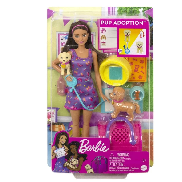 HKD86 Barbie ve Köpekçikleri Oyun Seti