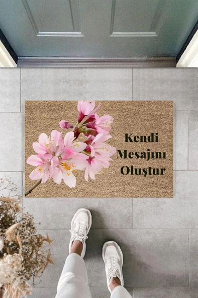 Dijital Baskı Kişiye Özel İç Kapı Dekorasyon Paspas  PS11221