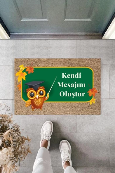 Dijital Baskı Kişiye Özel İç Kapı Dekorasyon Paspas  PS11226