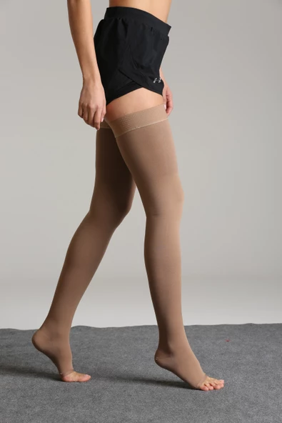 MORSA CYBERG® DİZ ÜSTÜ DÜŞÜK BASINÇ Varis Çorabı Ccl 1 (Sadece Kapalı Burun) ürün görseli 1