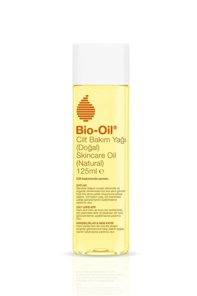 Bio Oil Natural tamamen Doğal Organik Vegan Cilt Bakım Yağı 125 ml