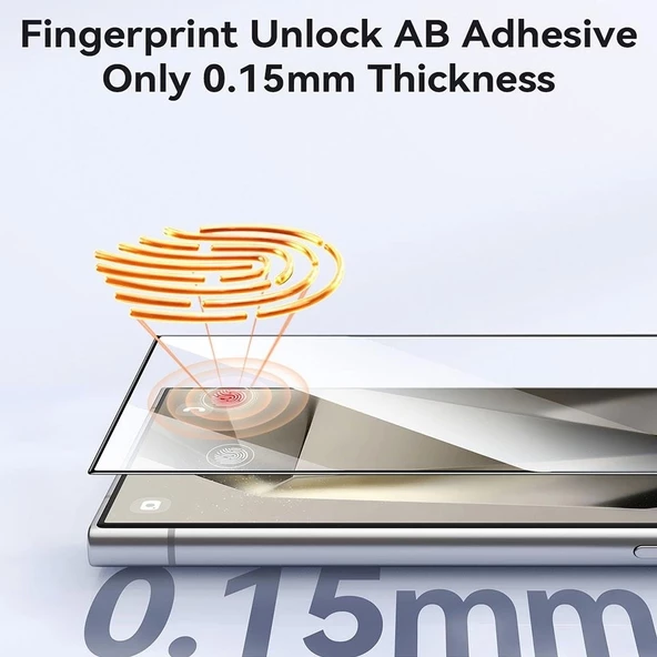 Samsung Galaxy S24 Ultra Uyumlu Hd Full Cam Ekran Koruyucu - Resim 2