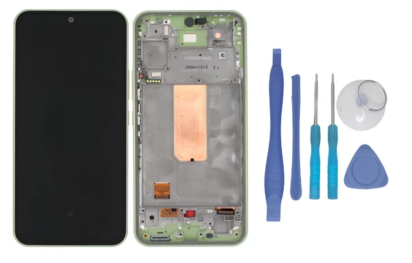 Samsung Galaxy A54 5G SM-A546 Lcd Ekran Dokunmatik Orijinal Kalite YEŞİL ÇITALI + TAMİR SETİ ürün görseli 1