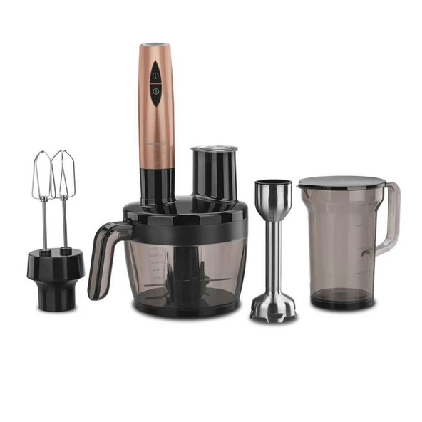 KORKMAZ A455-02 VERTEK MULTİ BLENDER SET ROSA GOLD