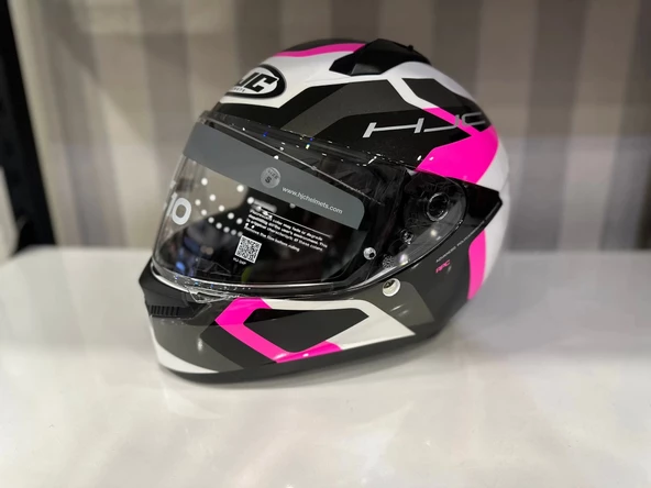 KASK HJC C10 TINS MC8 PEMBE/BEYAZ