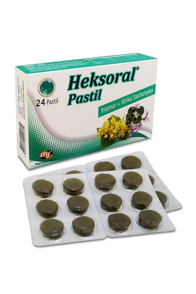 Mega Farma Heksoral Pastil Ihlamur Afrika Sardunyası 24 Pastil