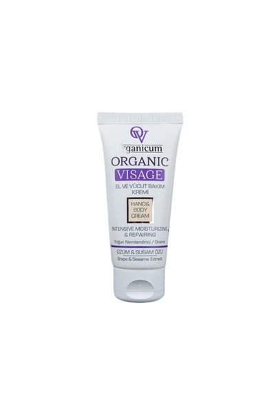 Organicum Organic Visage El ve Vücut Kremi Yoğun Nemlendirici/ Onarıcı