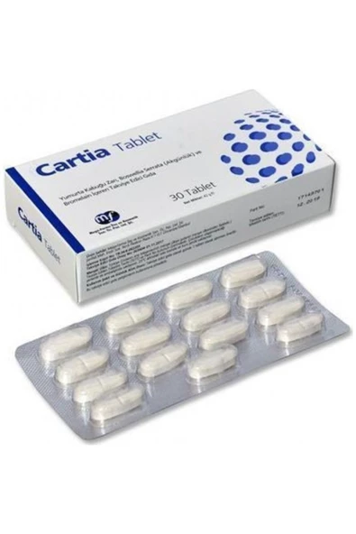 Mega Farma Cartia 200 Mg 30 Tablet