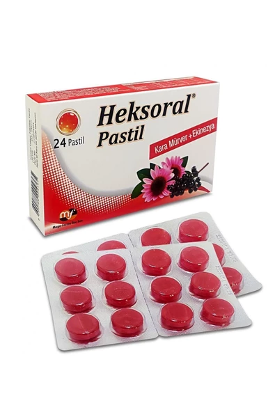 Mega Farma Heksoral Pastil (Kara Mürver & Ekinezya) 24 pastil