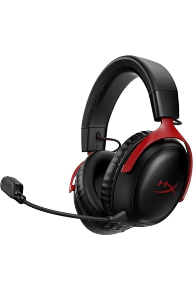HyperX Cloud III DTS X Kablosuz Oyuncu Kulaklığı Kırmızı - 1