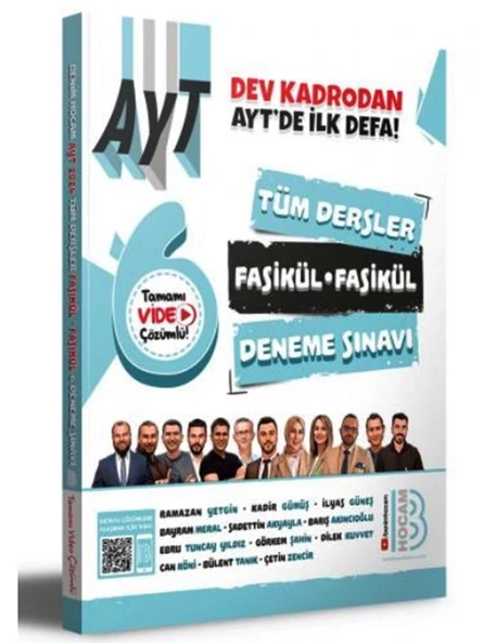 Benim Hocam Ayt Tüm Dersler Fasikül Fasikül Deneme 6Lı - 1