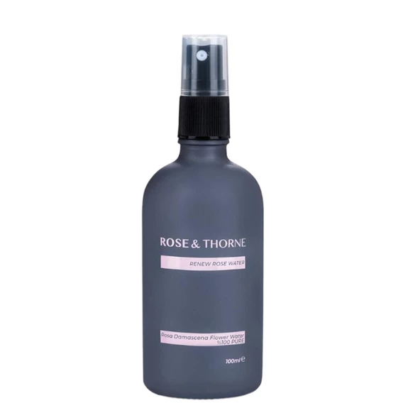 Rose Thorne 100 Ml Yenileyici Doğal Damıtılmış Gül Suyu Cilt Yüz Temizleme Nemlendirme Antioksidan - 5