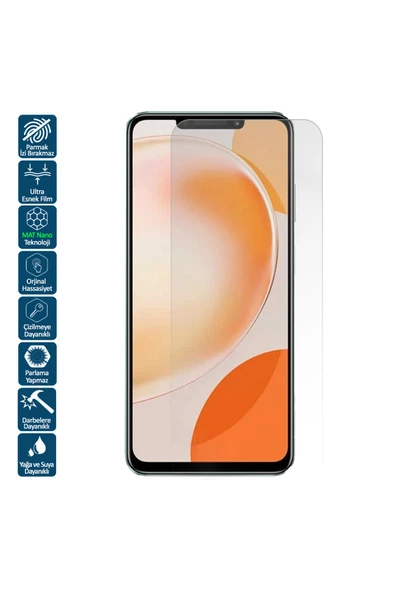 Wontis Huawei Enjoy 60X Mat Parmak İzi Bırakmayan Nano Ekran Koruyucu Film