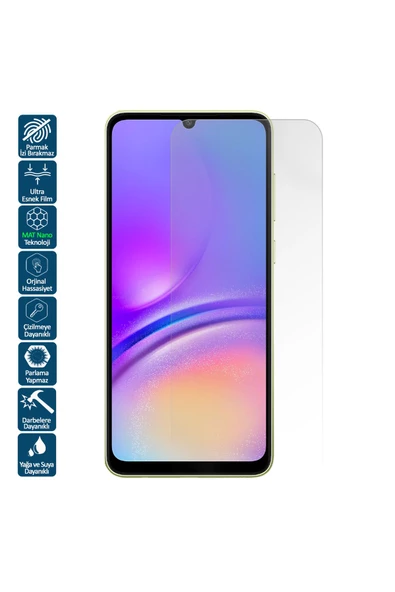 Wontis Samsung Galaxy A05s Mat Parmak İzi Bırakmayan Nano Ekran Koruyucu Film