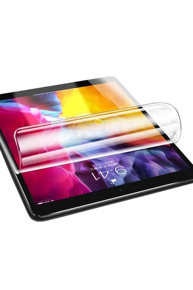 Wontis Polypad Q9 9.0 Inç Uyumlu Ultra Hd Darbe Emici 9h Nano Glass Ekran Koruyucu Cam