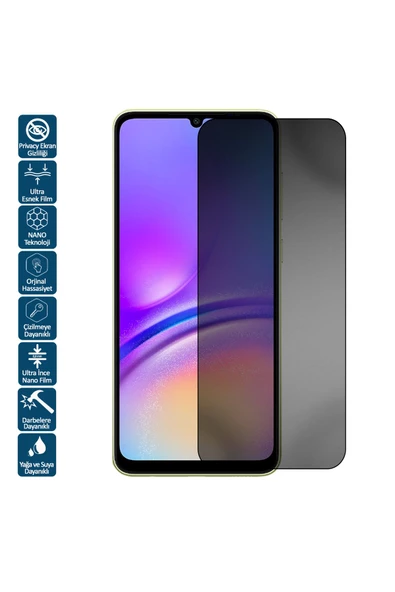 Wontis Samsung Galaxy A05s Privacy Hayalet Nano Ekran Koruyucu Film