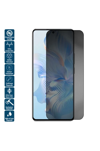 Wontis Huawei Nova Y90 Privacy Hayalet Nano Ekran Koruyucu Film