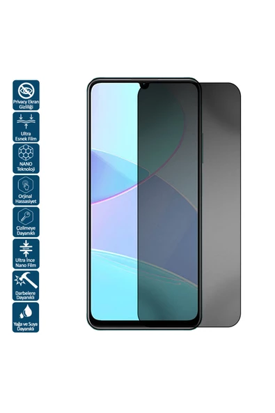 Wontis Samsung Galaxy A13 (G80) Privacy Hayalet Nano Ekran Koruyucu Film