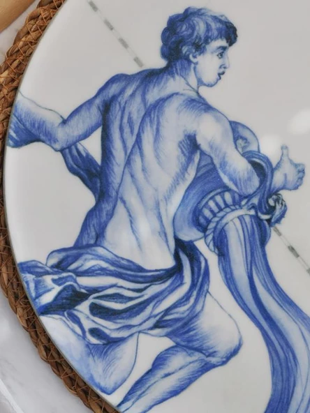 Burçlar Kova Pizza Sunum Tabağı - 2