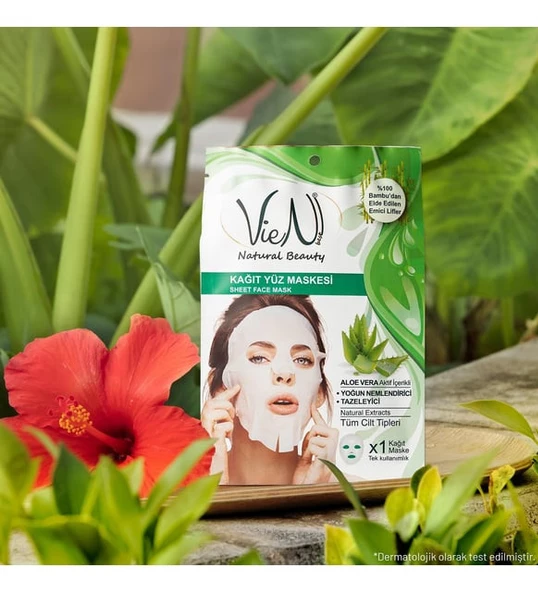 VİEN KAĞIT YÜZ MASKESİ ALOEVERA 25 GR