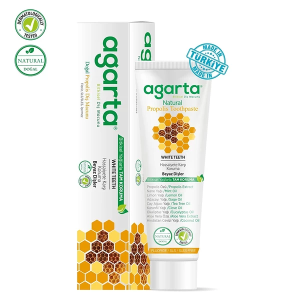 Agarta Doğal Propolis Diş Macunu 100 ml/130 Gr