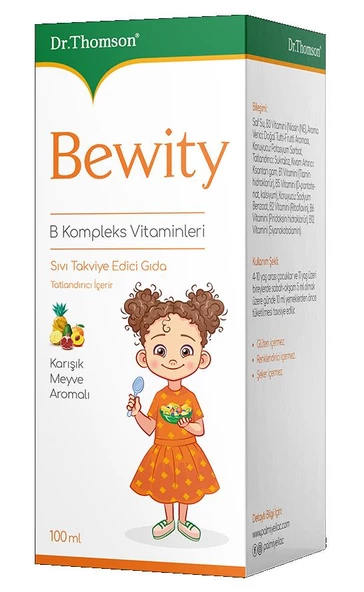 Dr. Thomson Bewity Şurup 100ml | B Kompleks Vitaminleri