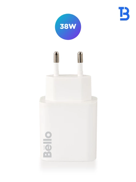 Bello 38w Type-c Usb Şarj Cihaz Bl-3500 Modeli Qc-pd Teknolojisi Skillshipset Güvenli Hızlı Şarj - 3