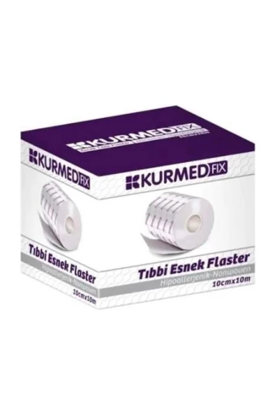 Kurmed Fix Tıbbi Esnek Flaster 10 cm x 10 m - SKT: 08/2029