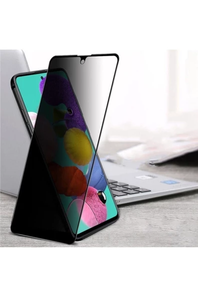 Wontis Casper Vıa X20 uyumlu  Privacy Hayalet Cam Ekran Koruyucu Siyah - 3