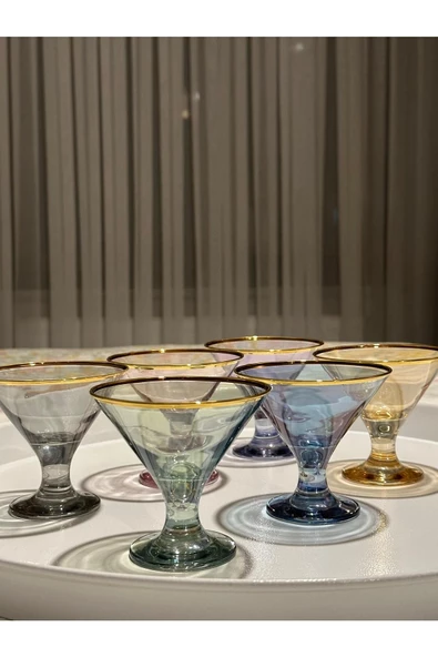 6 kişilik renkli dondurmalık - Resim 2