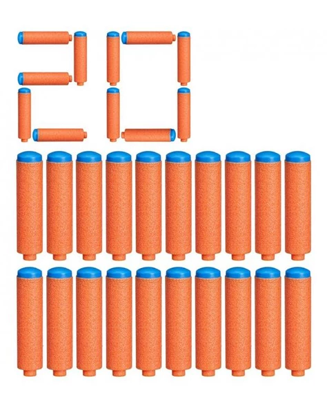 Nerf N Serisi N1 Sünger Dart 20li Yedek Paket F8640 - 2
