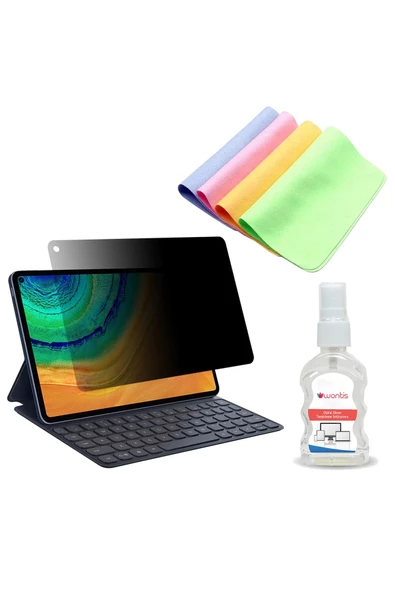 Wontis Hegitech Pro 10x 32 Gb 10.1" Premium Privacy 9h Nano Hayalet Film Temizlik Seti