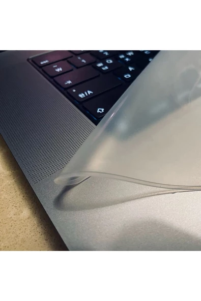 Wontis 15.6 İnç Laptop İçin Premium Şeffaf Silikon Klavye Koruyucu - 4