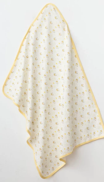 uğurböceğiçocuk Kapitone %100 Pamuklu Tek Kat Bebek Battaniyesi - 6