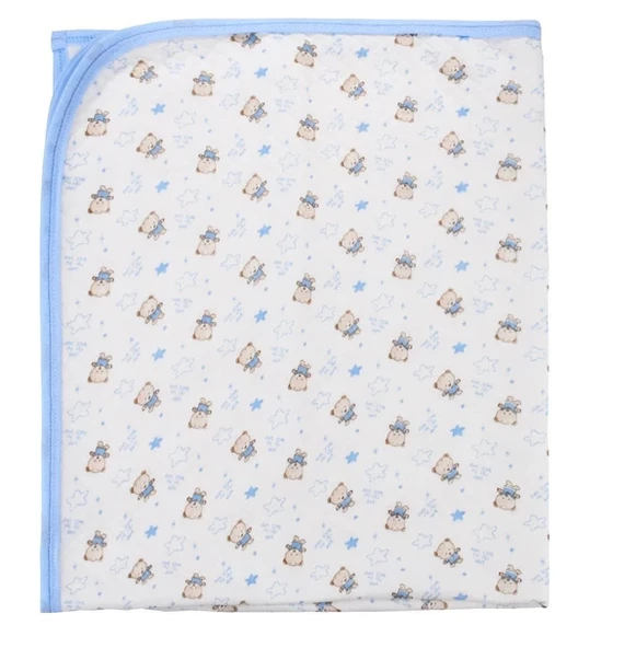 uğurböceğiçocuk Kapitone %100 Pamuklu Tek Kat Bebek Battaniyesi - 2