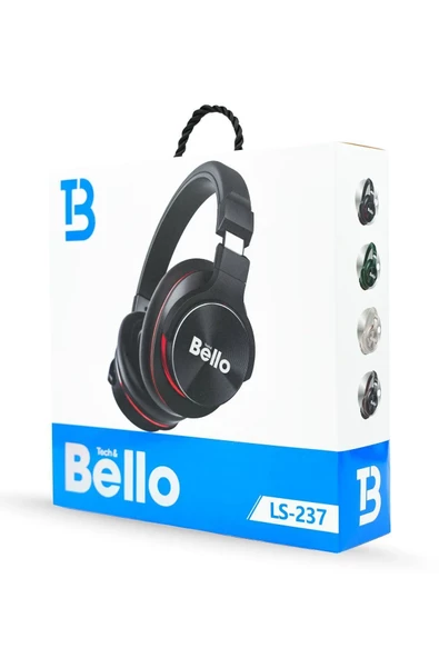 Bello LS237 Kulak Üstü Kafa Bantlı Bluetooth Kulaklık - 6